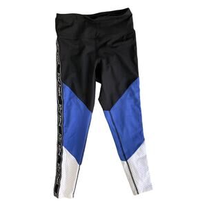 Betsey Johnson Womens Small Leggings Black Blue White